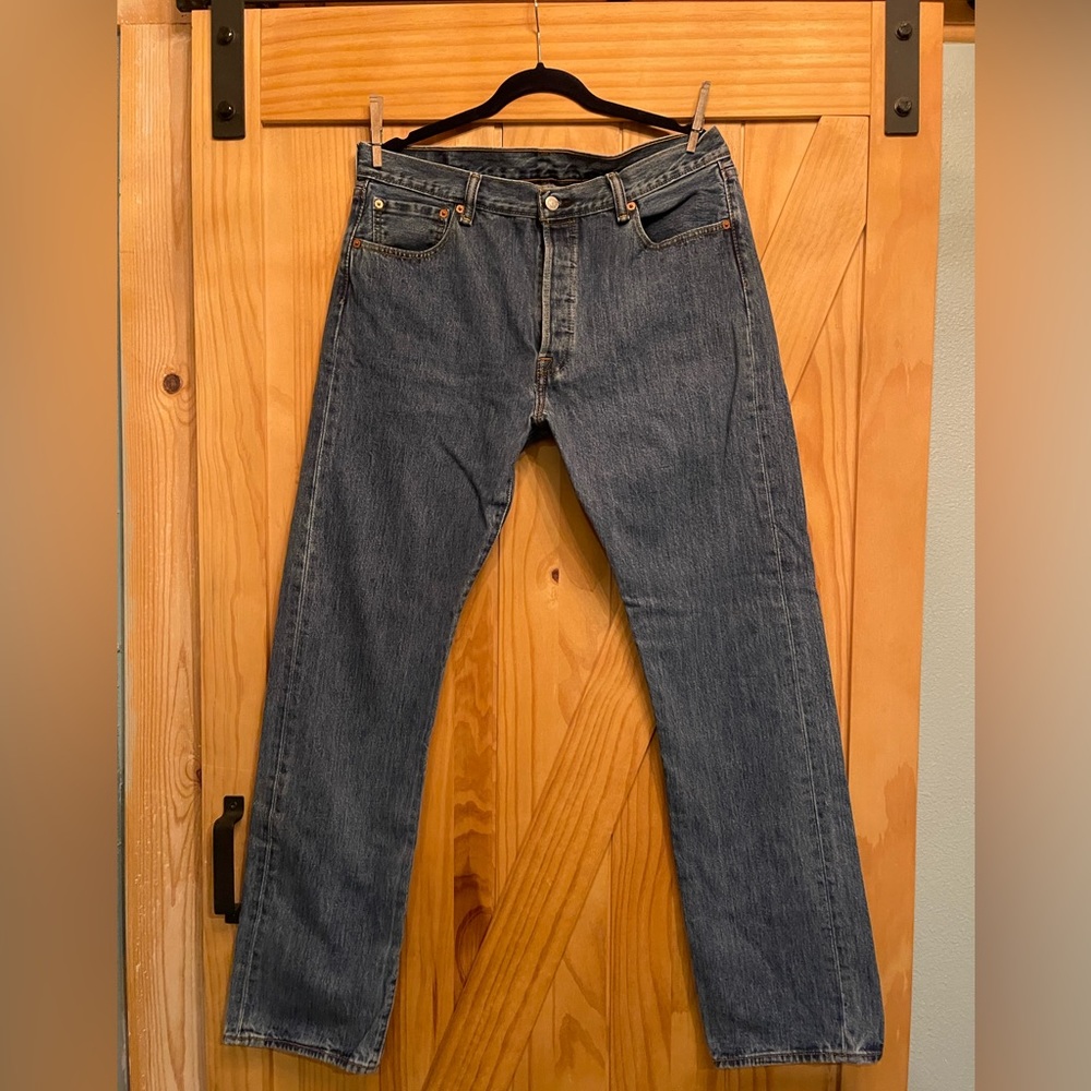 Levi’s 501 button fly jeans